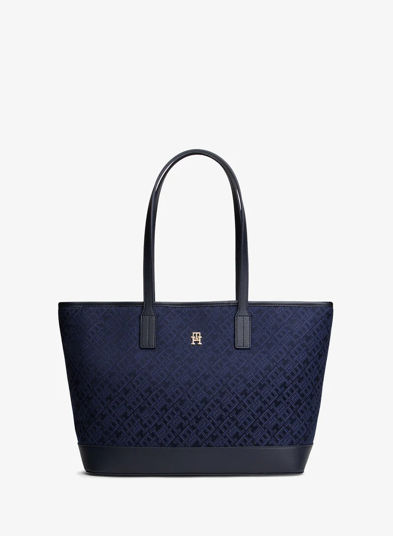 TOMMY HILFIGER Jacquard Tote Bag